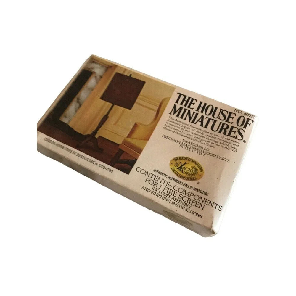The House Of Miniatures Queen Anne Fire Screen 40021 1:12 Scale Unassembled